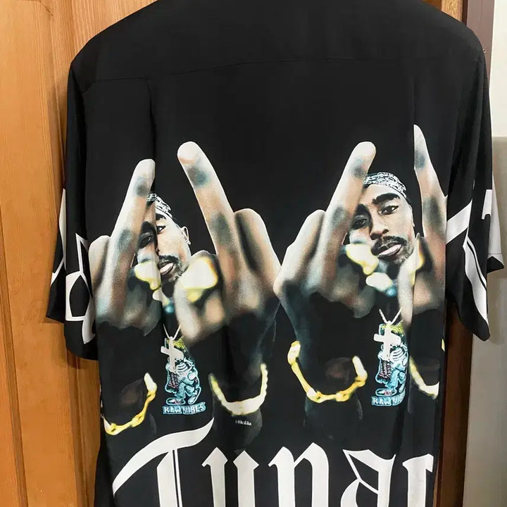 [BUNJANG] Wackomaria Tupac Off-Color Shirt L / 와코마리아 투팍 오프카라 셔츠 L