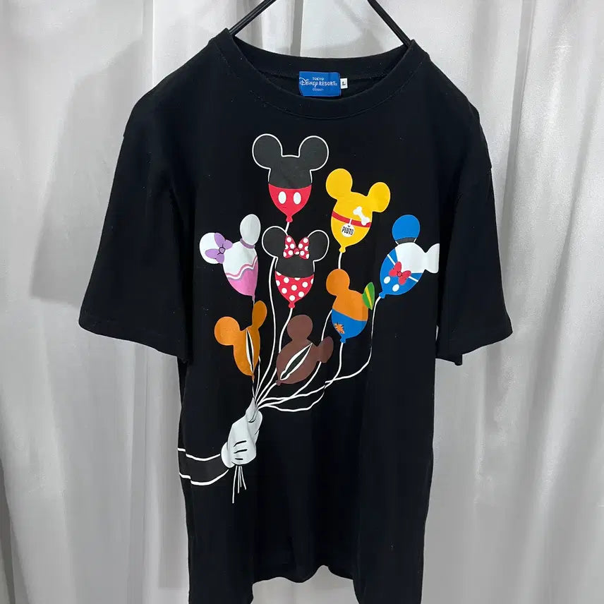 [BUNJANG] Disney Cotton Short Sleeve T-Shirt Size L / Disney  디즈니 반팔티셔츠