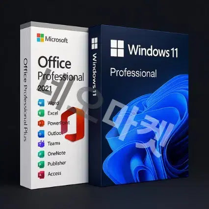 [BUNJANG] Windows 11/10 Pro/Home with Office 2021 Lifetime License Key / [빠른 발송] 윈도우11 / 윈도우10 프로/홈 오피스2021 정품키