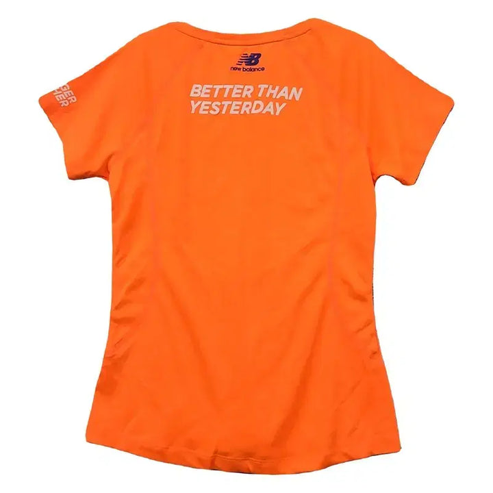 [BUNJANG] New Balance Printing Orange Logo Functional Training Short Sleeve T-Shirt / 뉴발란스 프린팅 오렌지 로고 기능성 트레이닝 반팔티 85