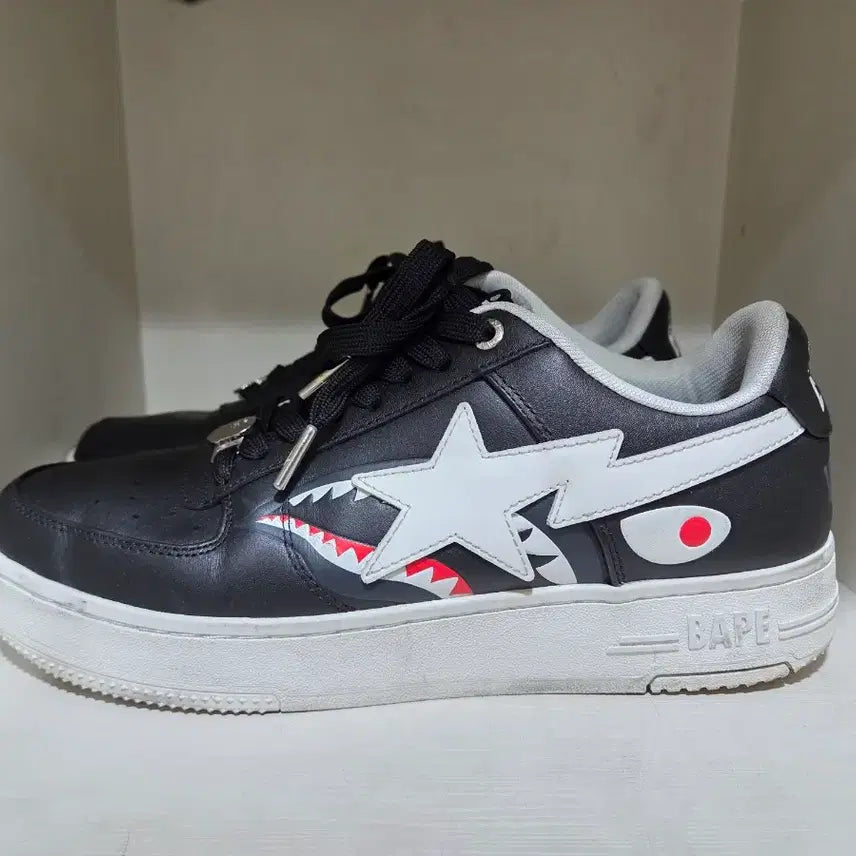 [BUNJANG] A Bathing Ape BAPE STA Matte Black Sneakers / 베이프스타