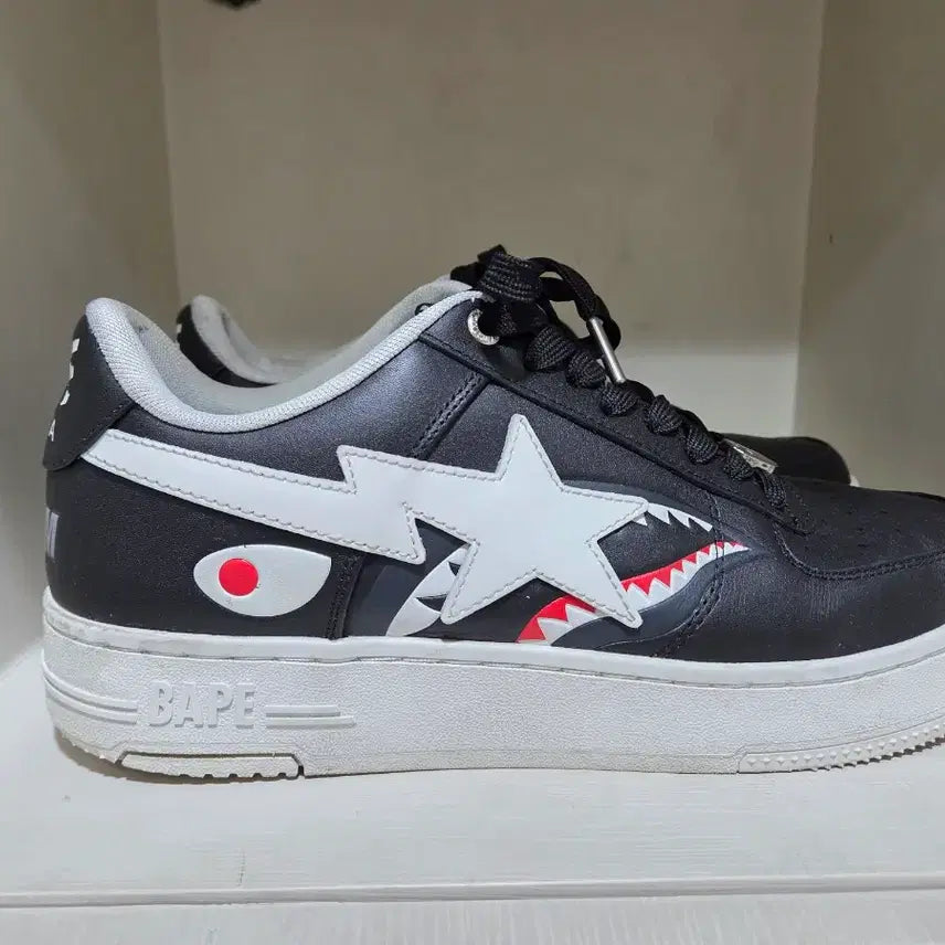 [BUNJANG] A Bathing Ape BAPE STA Matte Black Sneakers / 베이프스타