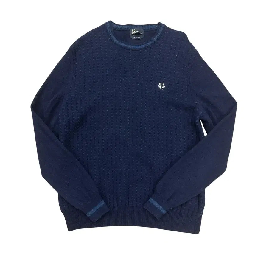 [BUNJANG] Fred Perry Lambswool Knit Sweater / 프레드페리 램스울 니트