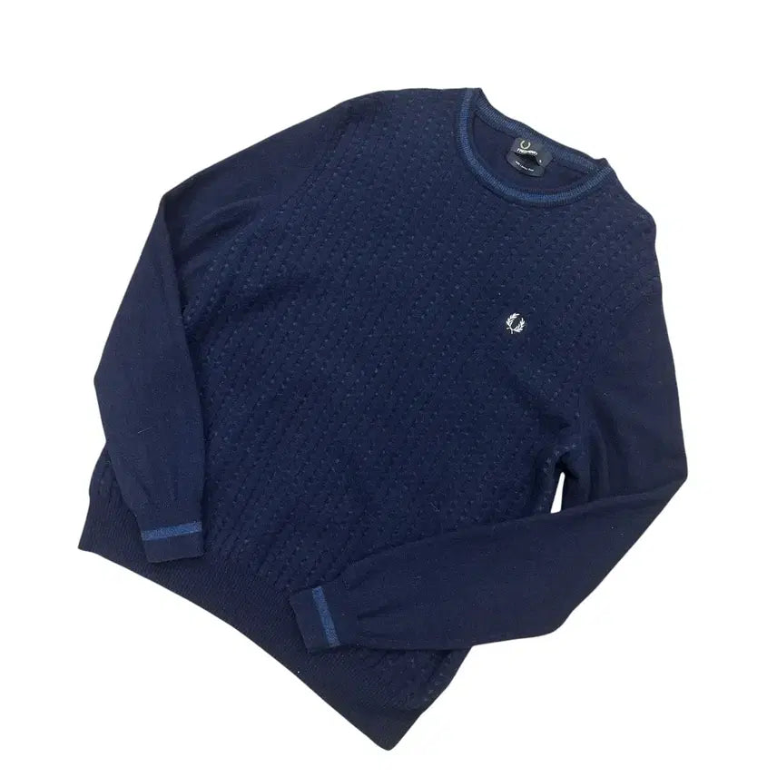 [BUNJANG] Fred Perry Lambswool Knit Sweater / 프레드페리 램스울 니트