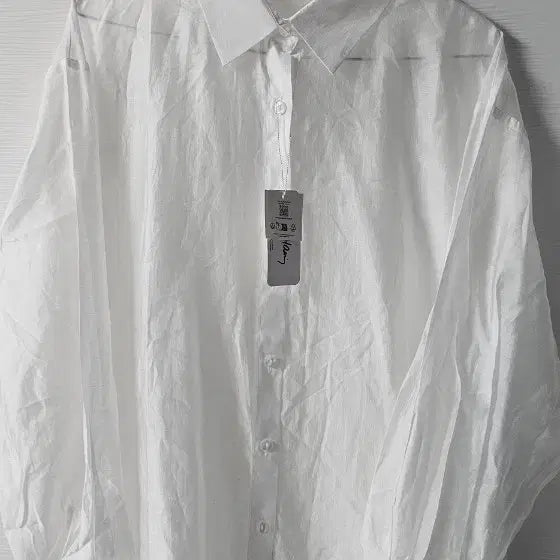 [BUNJANG] White Long Sleeve Shirt / 화이트 셔츠 롱슬리브