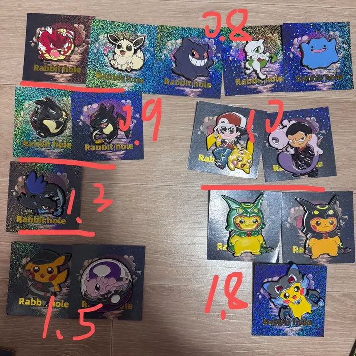 [BUNJANG] Pokemon Limited Edition Magnet Badge / 포켓몬 한정판 자석 뱃지 판매