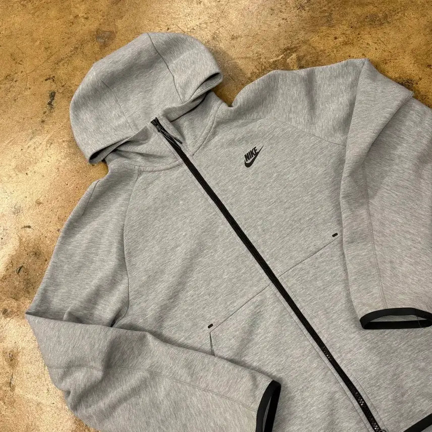 [BUNJANG] Nike Tech Fleece Full-Zip Hoodie Grey XL / [정품/XL] 나이키 테크팩 후드 집업 그레이