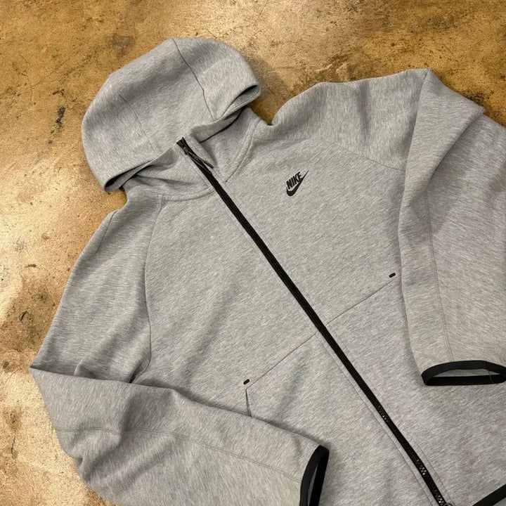 [BUNJANG] Nike Tech Fleece Full-Zip Hoodie Grey XL / [정품/XL] 나이키 테크팩 후드 집업 그레이