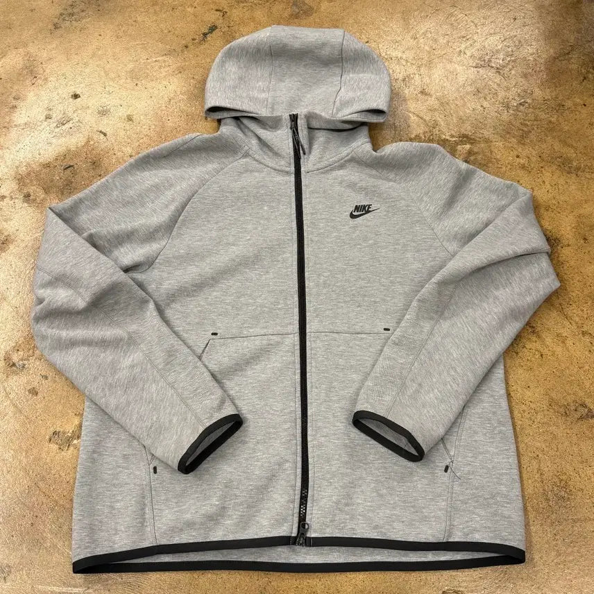 [BUNJANG] Nike Tech Fleece Full-Zip Hoodie Grey XL / [정품/XL] 나이키 테크팩 후드 집업 그레이