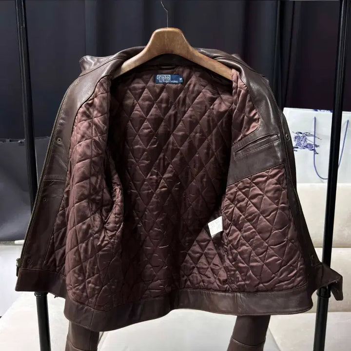 [BUNJANG] Polo Ralph Lauren Harrington Lambskin Leather Jacket / POLO 헤링턴/램스킨/자켓