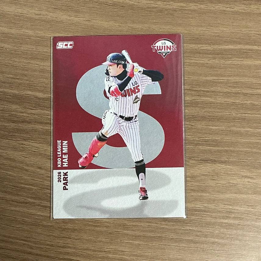 [BUNJANG] LG Twins Park Hae-min Alphabet Card / 2026 KBO 카드 LG 트윈스 박해민 알파벳