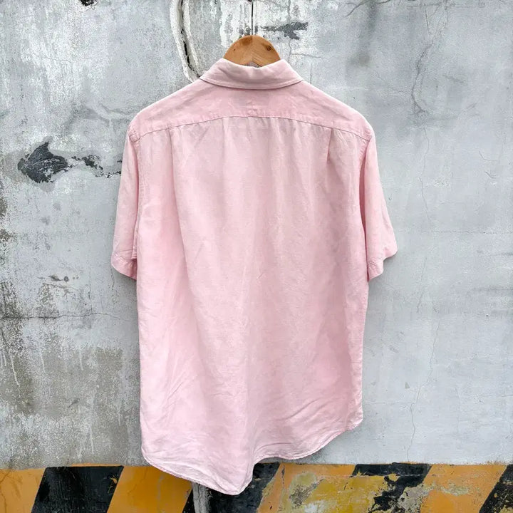 [BUNJANG] Polo Linen Short Sleeve Shirt Men&