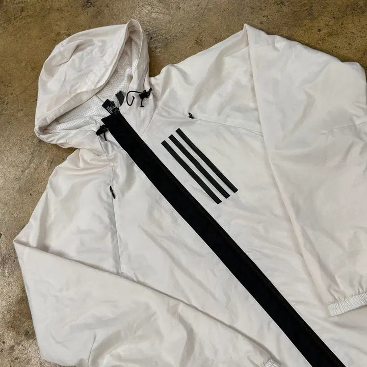 [BUNJANG] Adidas Windbreaker White / [정품/L] 아디다스 바람막이 흰색