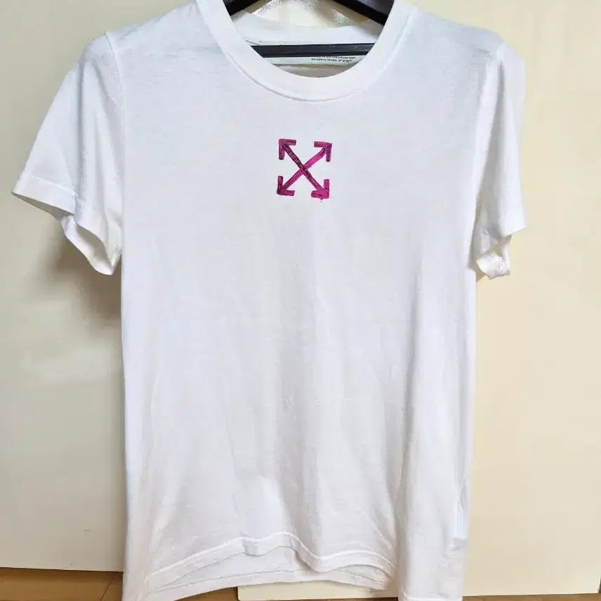 [BUNJANG] Off-White Cotton Arrow Logo T-Shirt / 오프화이트 반팔티