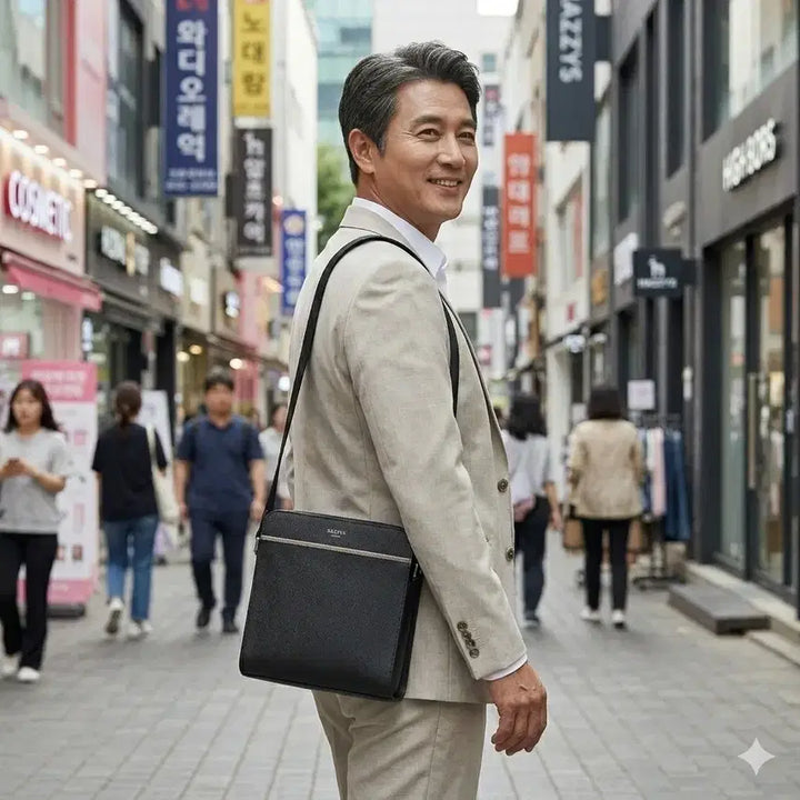 [BUNJANG] Hazzys HJBA2F635 Crossbody Bag (Unused) / 헤지스 HJBA2F635 크로스백 미사용