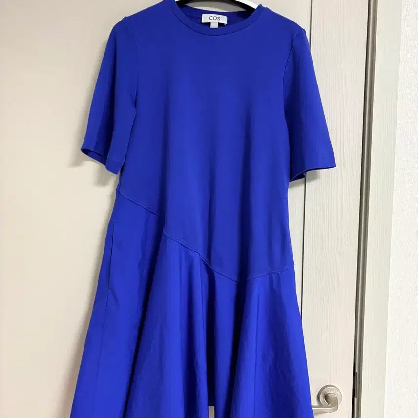 [BUNJANG] COS Blue Short Sleeve Dress XS / COS 코스 블루 반팔 원피스 XS