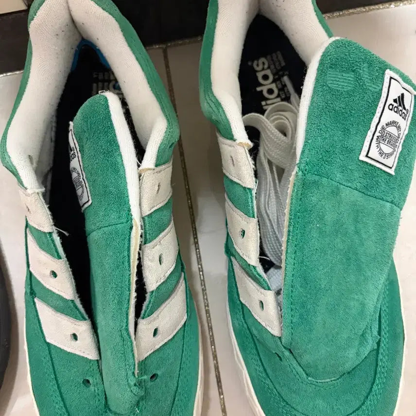 [BUNJANG] Adidas Adimatic Green Suede Sneakers / 아디다스 아디매틱 그린 300