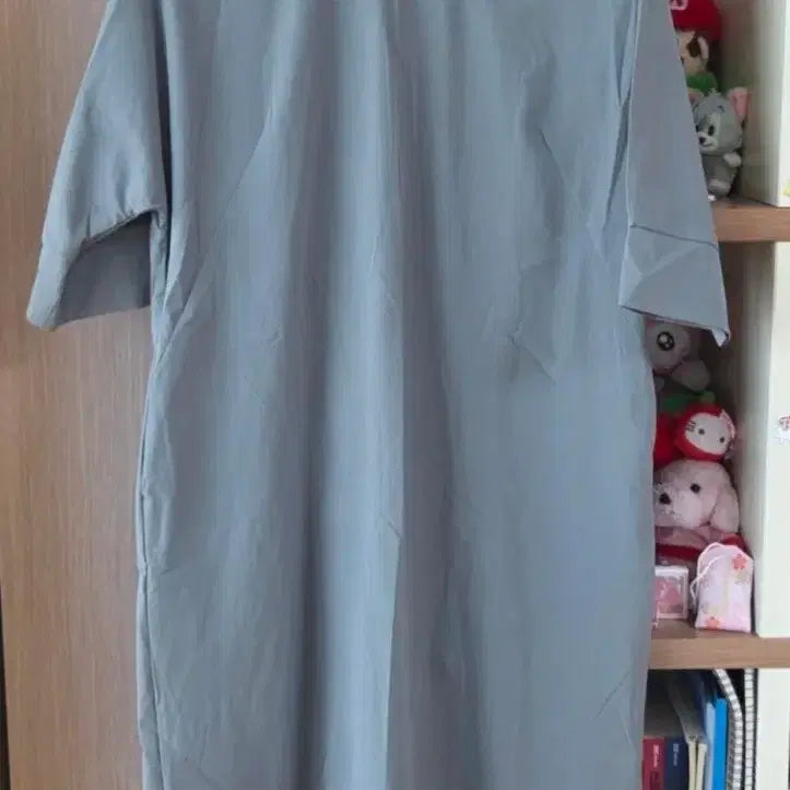 [BUNJANG] EnC Modern Gray Short-Sleeve Dress / EnC 모던한 그레이 반팔 원피스