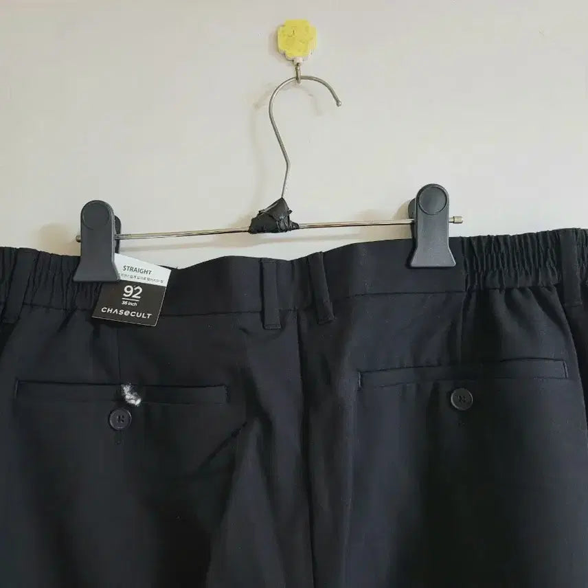 [BUNJANG] Chase Cult Straight Fit Slacks Black / 남성)체이스컬트 스트레이트핏 슬랙스(새상품36)