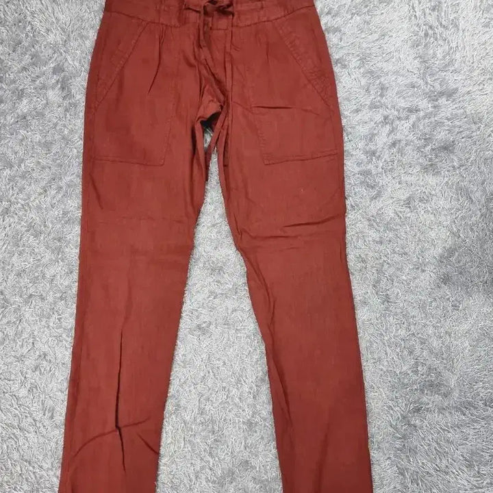[BUNJANG] Theory Linen Burgundy Wine Pants Women&