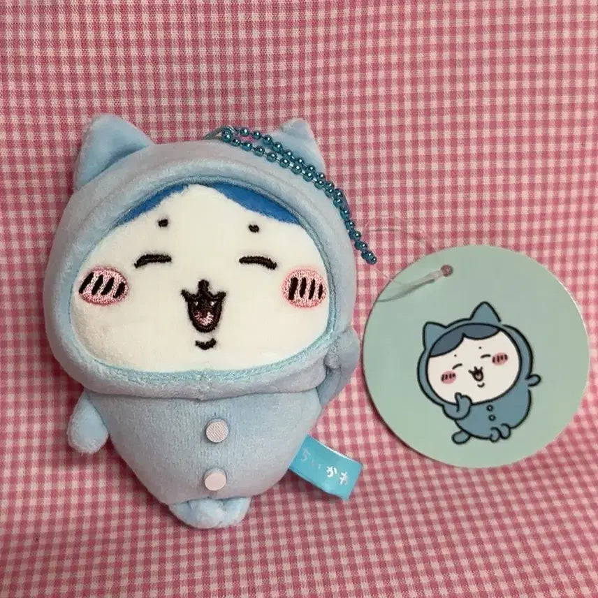 [BUNJANG] Hachitori Pastel Outfit Plush Mascot Keychain / 파스텔 옷 입은 하치와레 인형 마스코트 키링
