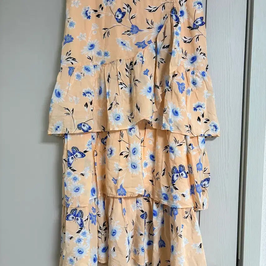 [BUNJANG] Ann Taylor Floral Pattern Chiffon Long Skirt / 앤테일러 롱스커트