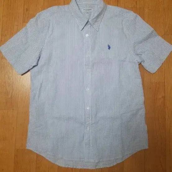 [BUNJANG] Polo Ralph Lauren Ascott Stripe Performance Short Sleeve Shirt / (미국판/정품)폴로 아센 스트라이프 얇은 지짐이 기능성 반팔 셔츠,105