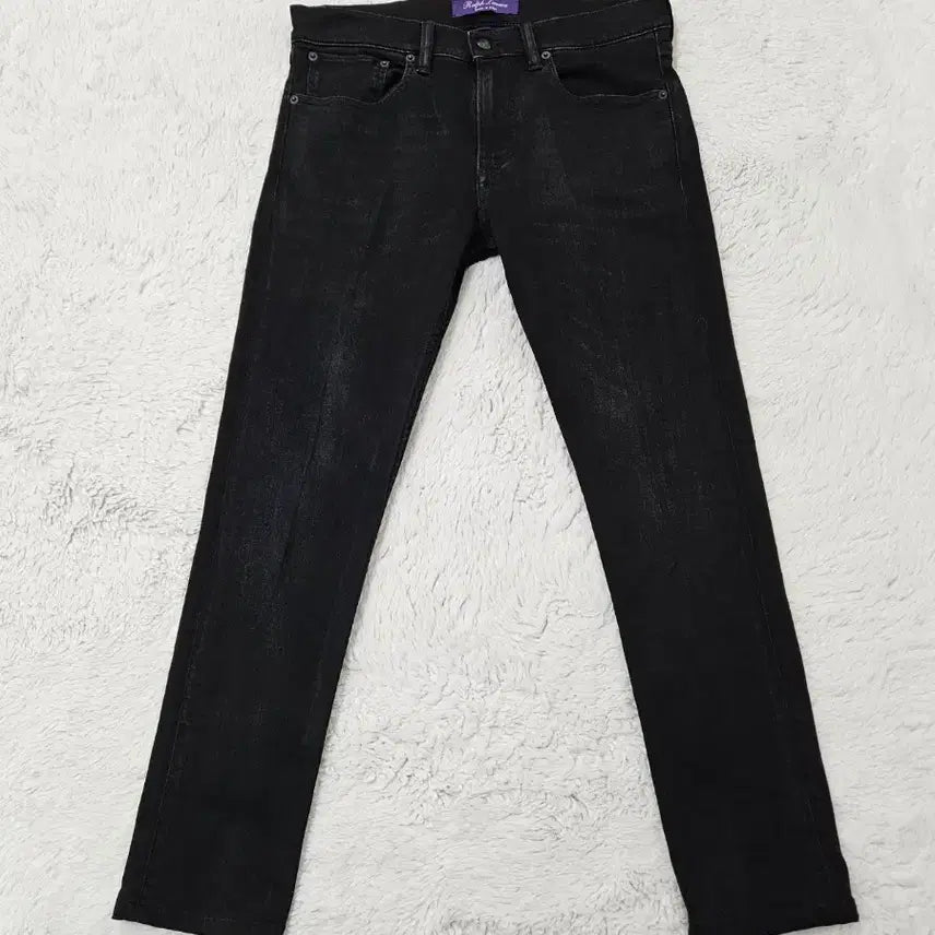 [BUNJANG] Polo Ralph Lauren Purple Label Black Denim Pants / 폴로 랄프로렌 퍼플라벨 블랙데님 팬츠