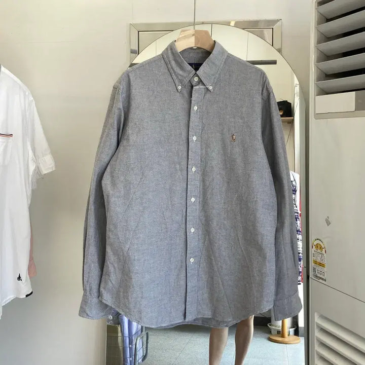 [BUNJANG] Polo Ralph Lauren Oxford Shirt Slim Fit L / 폴로 랄프로렌 옥스퍼드 셔츠 L(100)슬림핏 Polo Ralph Lau