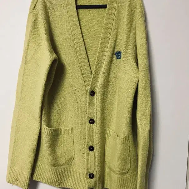 [BUNJANG] Versace Wool Knit Sweater Cardigan / 베르사체 정품 니트 울 스웨터 가디건 48사이즈