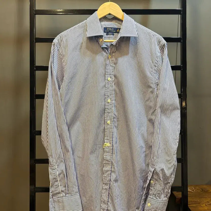 [BUNJANG] Polo Ralph Lauren Stripe Slim Fit Shirt (Size 105) / [사이즈 105] 폴로 랄프로렌 스트라이프 슬림핏 셔츠 (Polo Ra