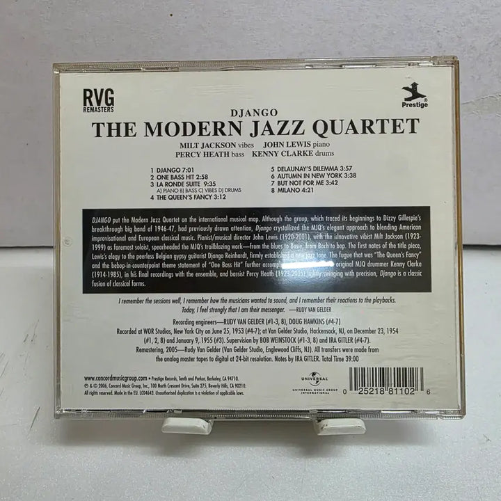 [BUNJANG] The Modern Jazz Quartet Django / The Modern Jazz Quartet  Django 모던 재즈 쿼텟
