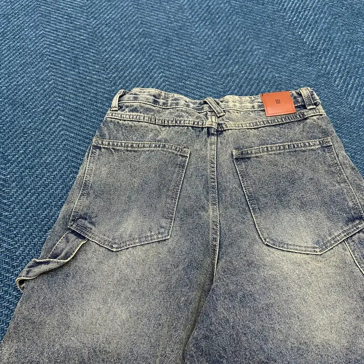[BUNJANG] Dimitri Black Carpenter Blue Shorts / [0] 디미트리블랙 카펜더 청 반바지 만원샵