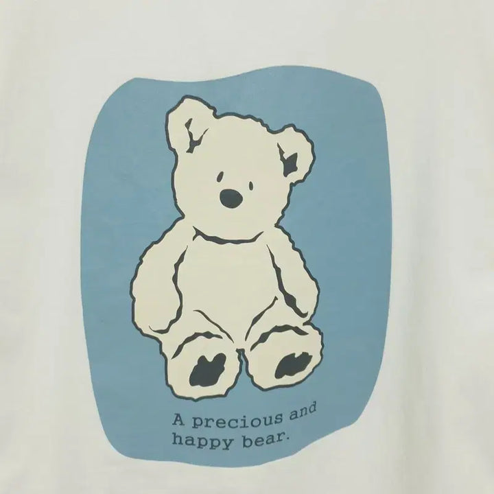 [BUNJANG] Pigment Cotton Bear Short Sleeve T-Shirt / 피그먼트 코튼 베어 반팔 F_S0097