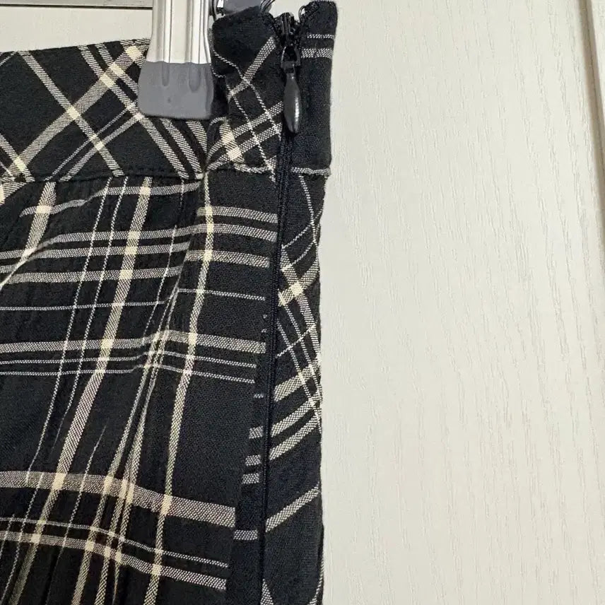 [BUNJANG] DKNY Pure Check Pattern Long Skirt XS / DKNY pure 체크 패턴 롱 스커트 XS