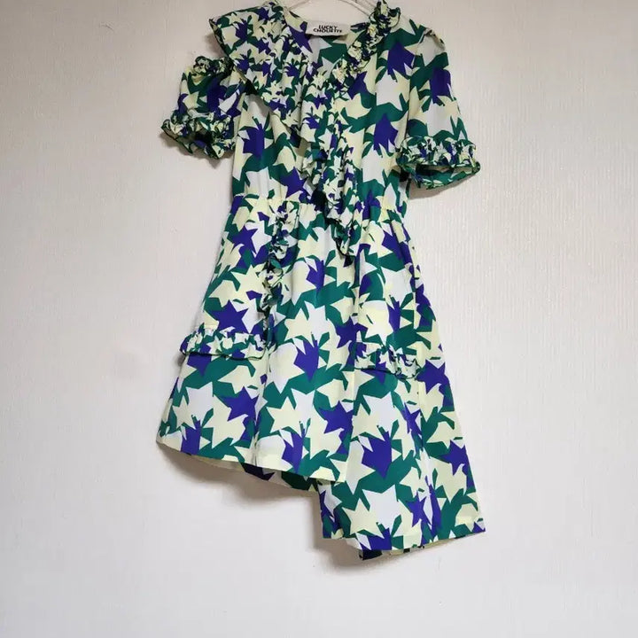 [BUNJANG] Lucky Chouette Open Shoulder Chiffon Dress / 럭키슈에뜨 오픈숄더 쉬폰원피스55