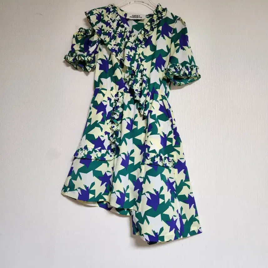 [BUNJANG] Lucky Chouette Open Shoulder Chiffon Dress / 럭키슈에뜨 오픈숄더 쉬폰원피스55