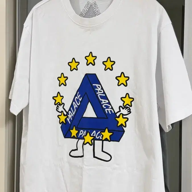 [BUNJANG] Palace Missing EU Short Sleeve T-Shirt White XL / [1회착/XL] 팔라스 미싱 EU 반팔티셔츠 화이트