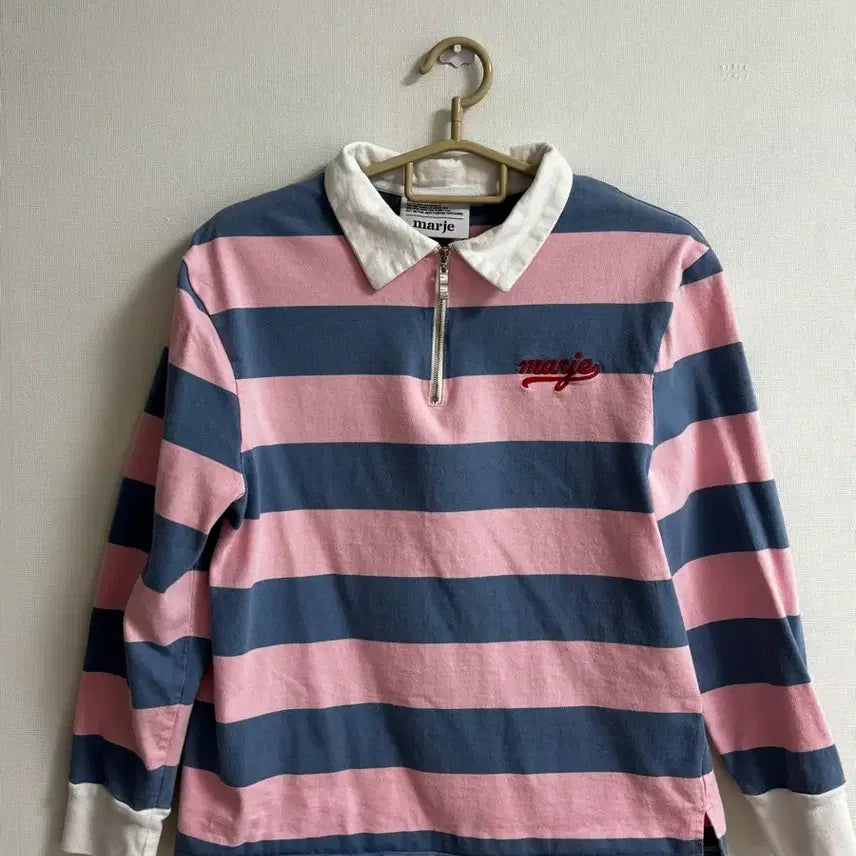 [BUNJANG] Marje Strive Rugby Long Sleeve T-Shirt / marje 마르제 스트라이브 럭비 긴팔 티셔츠