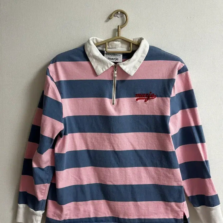 [BUNJANG] Marje Strive Rugby Long Sleeve T-Shirt / marje 마르제 스트라이브 럭비 긴팔 티셔츠