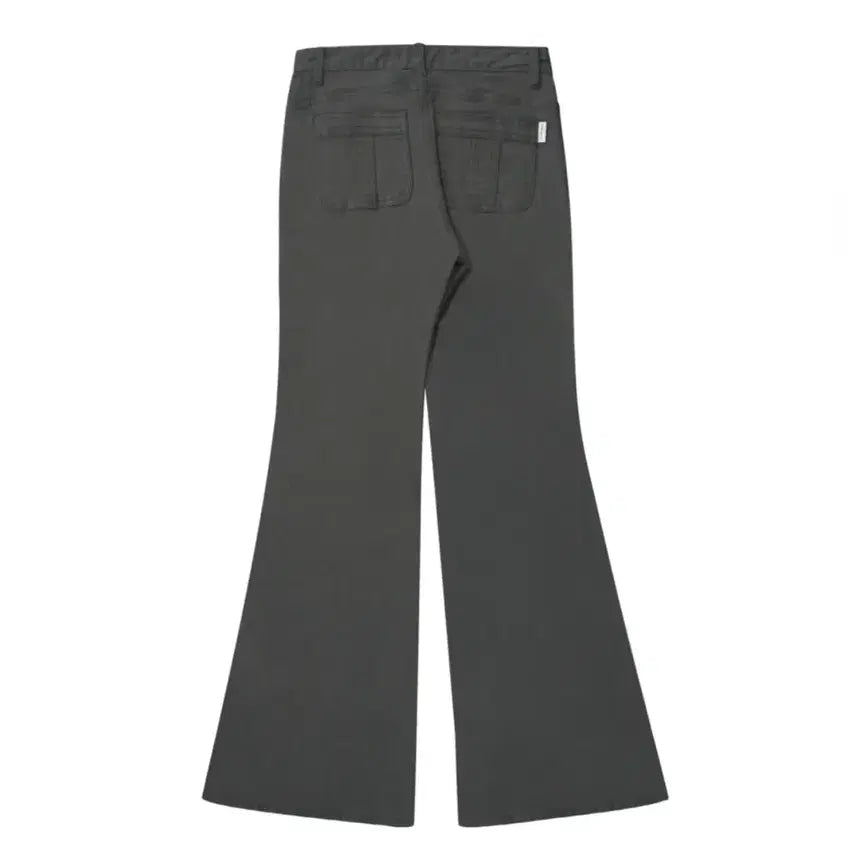[BUNJANG] Mireco Button Pocket Bootcut Pants Charcoal Size 1 / 미레코 버튼 포켓 부츠컷 팬츠 차콜 1사이즈