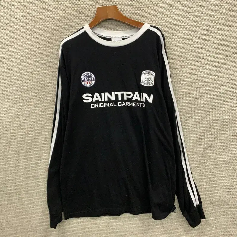 [BUNJANG] Saintpain Block Core Long Sleeve T-Shirt M / 세인트페인 블록코어 긴팔티 M D00624