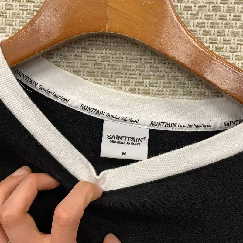[BUNJANG] Saintpain Block Core Long Sleeve T-Shirt M / 세인트페인 블록코어 긴팔티 M D00624