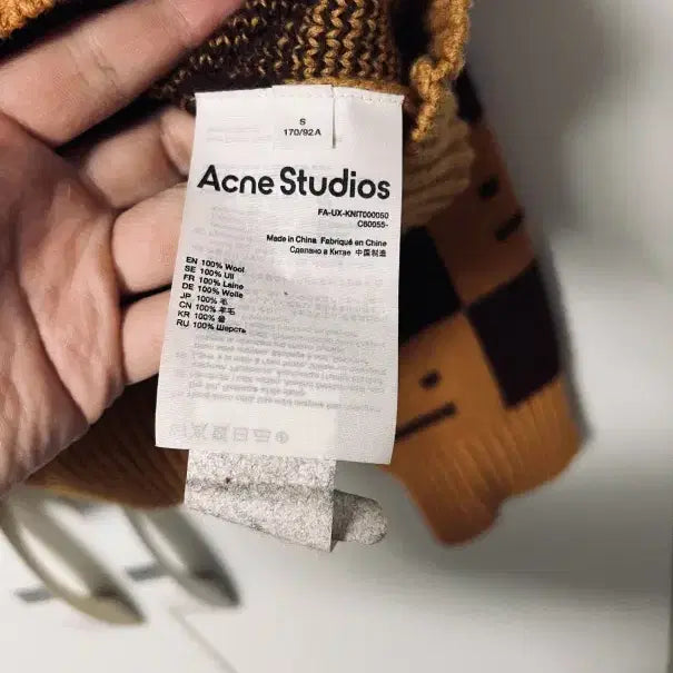 [BUNJANG] Acne Studios Genuine Knit Sweater Long Sleeve / 아크네 스튜디오 정품 니트 스웨터 긴팔