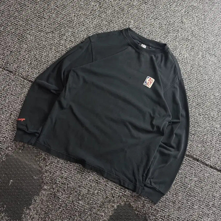 [BUNJANG] NBA Hardwood Classics WHC Black Long Sleeve T-Shirt / NBA 아카이브 하드우드 클래식 WHC 블랙 롱슬리브5066