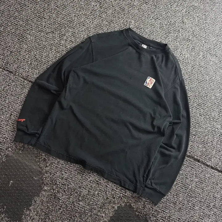 [BUNJANG] NBA Hardwood Classics WHC Black Long Sleeve T-Shirt / NBA 아카이브 하드우드 클래식 WHC 블랙 롱슬리브5066