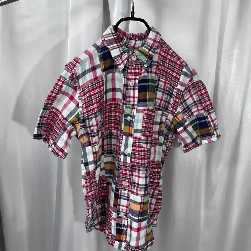 [BUNJANG] BEAMS BOY Patchwork Shirt / BEAMS BOY 패치워크 셔츠