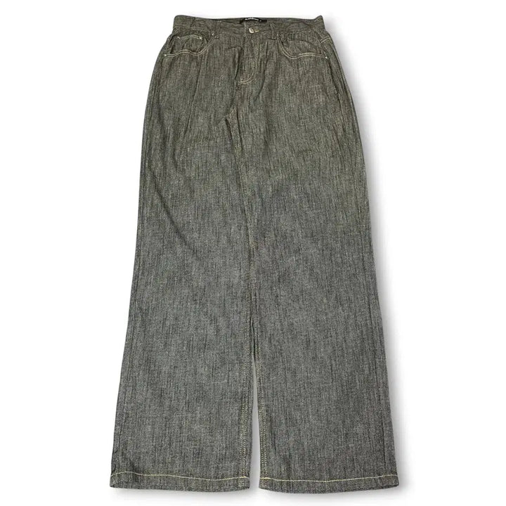 [BUNJANG] Urban Dress Black Denim Wide Pants L / 어반드레스 블랙 데님 와이드 팬츠 L
