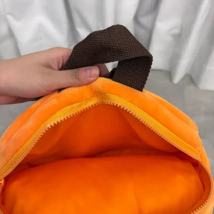 [BUNJANG] Jeju Tangerine Plush + Everland Pumpkin Bag Set / 제주 감귤 인형 + 에버랜드 호박 가방 세트
