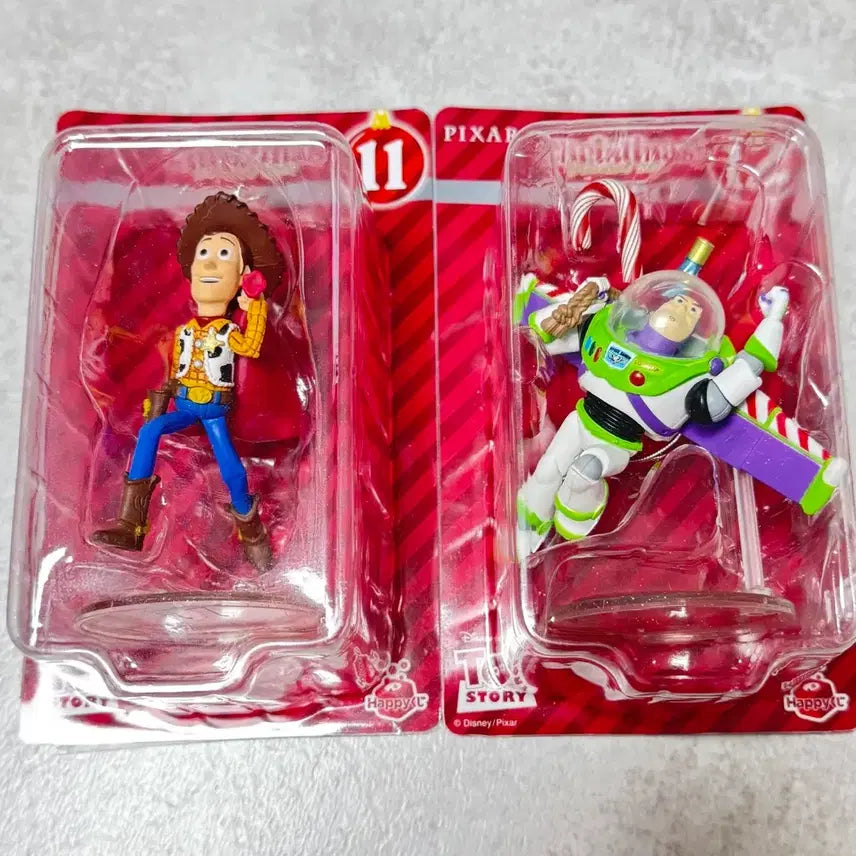 [BUNJANG] Toy Story Christmas Woody &amp; Buzz Sealed Figure Set / 토이스토리 크리스마스 우디&amp;버즈 미개봉